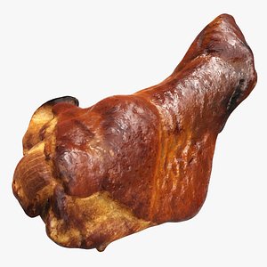 Small cold-smoked chicken leg drumstick