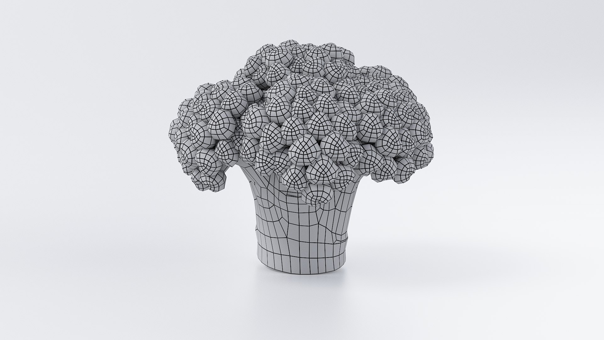 3D Cartoon Broccoli Model - TurboSquid 2078542
