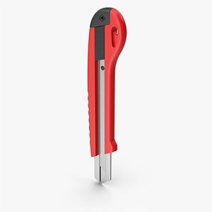 Red Slide Lock Cutter 3D