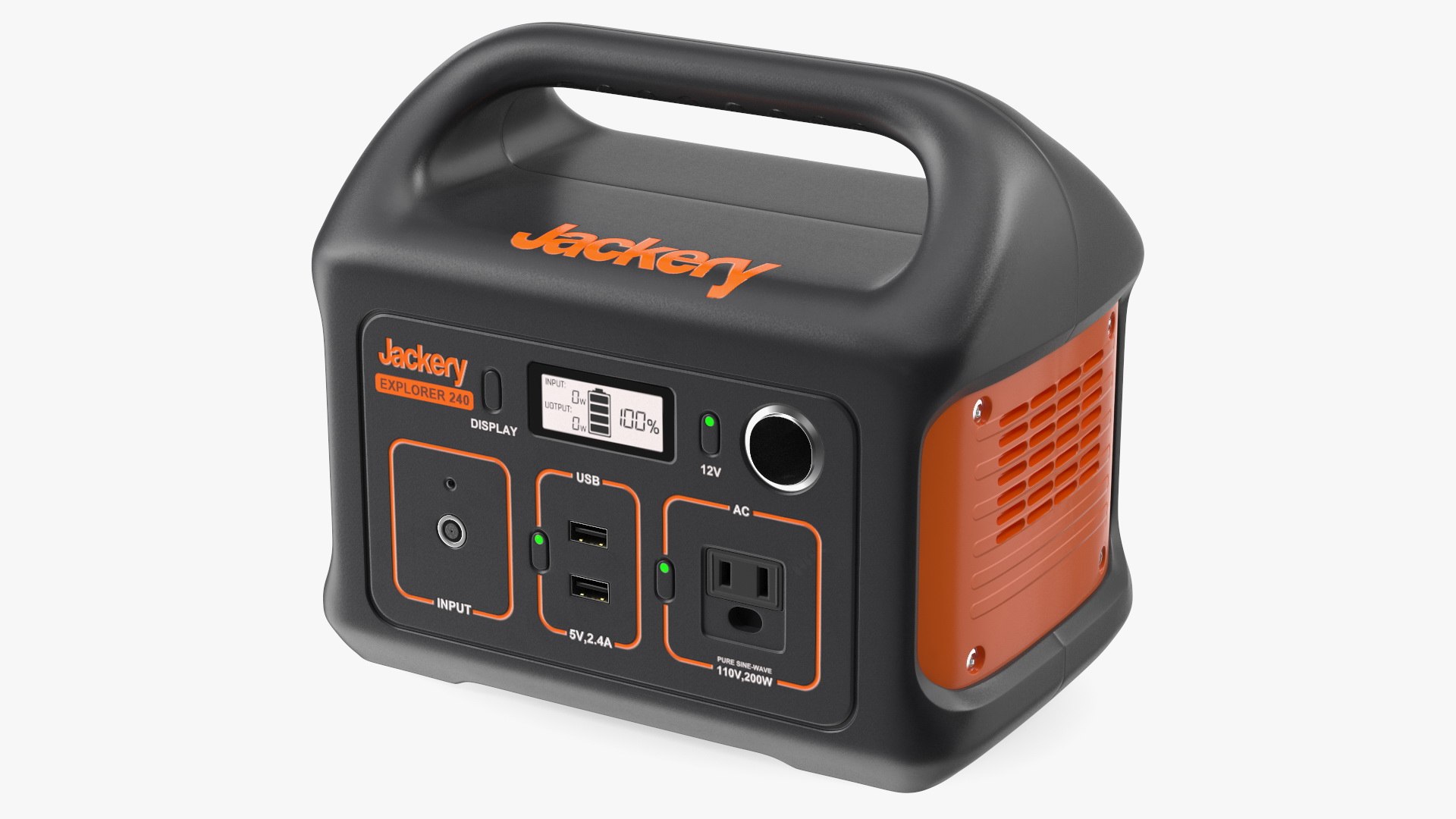 Portable Power Station Jackery Explorer 240 3D model - TurboSquid