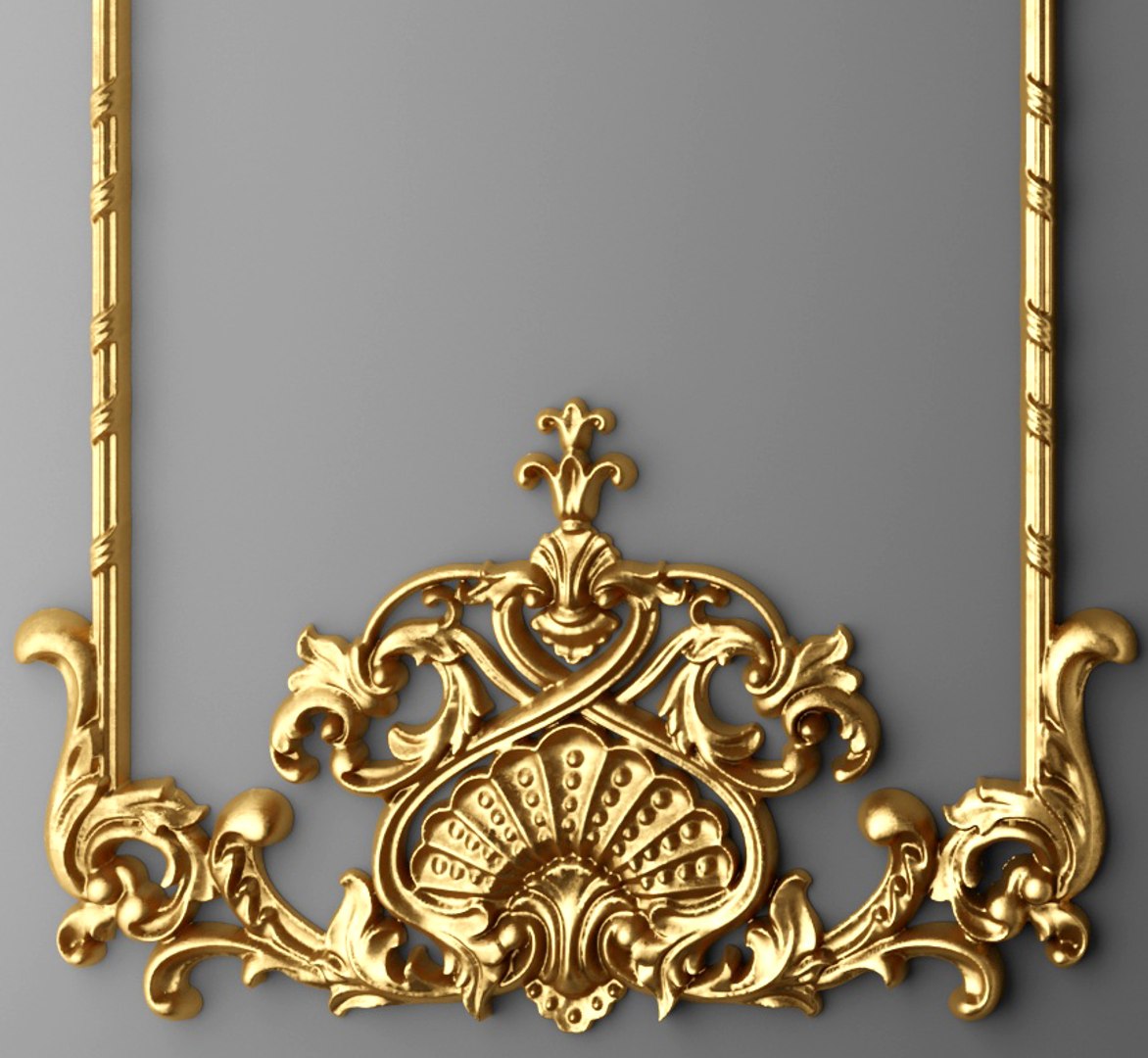 Baroque Frame 3d Max