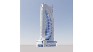 3D Qatar Bank model