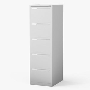 Filing Cabinet 5 Drawer Grey