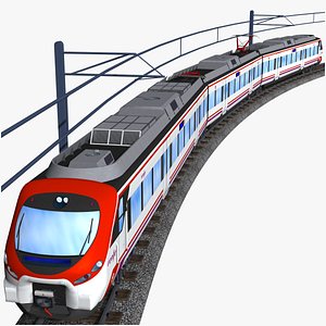 3D renfe civia class 463 electric passenger train model