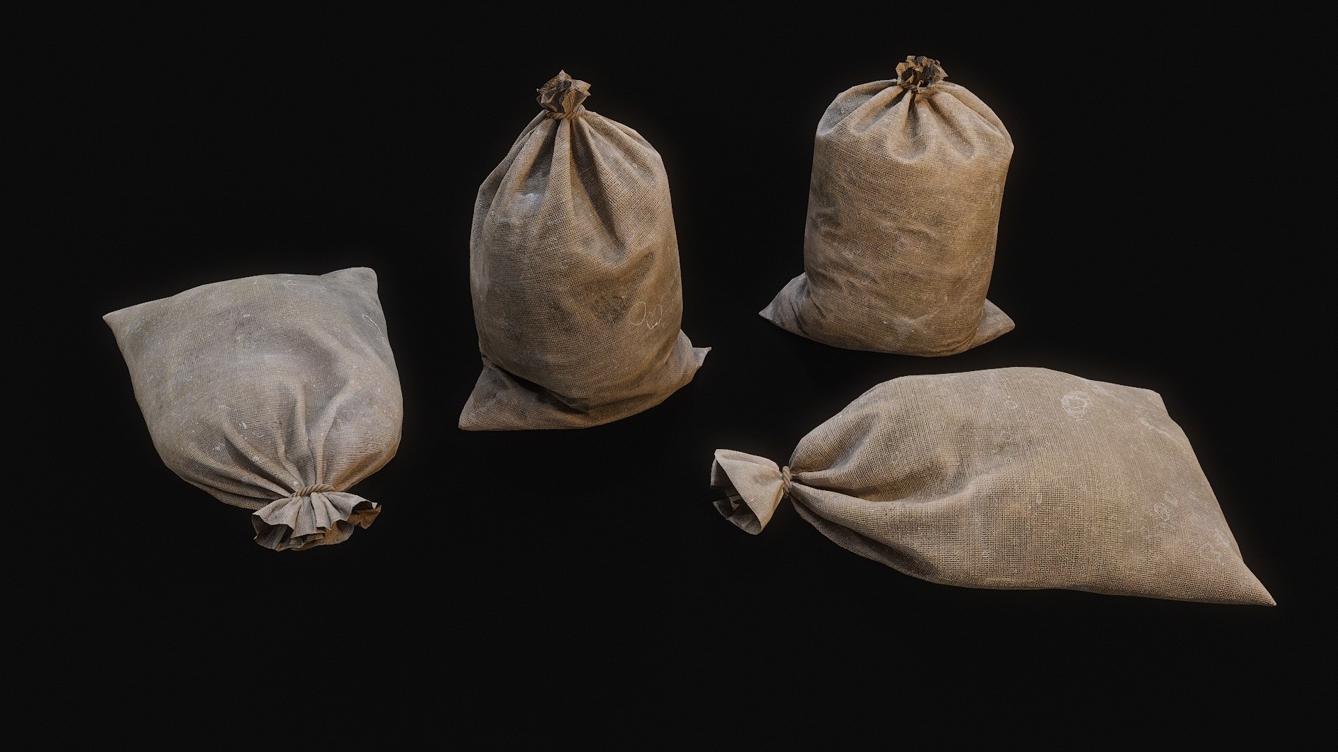 3D Sacks 4 - TurboSquid 2344700