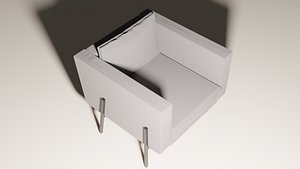 3D Armchair model