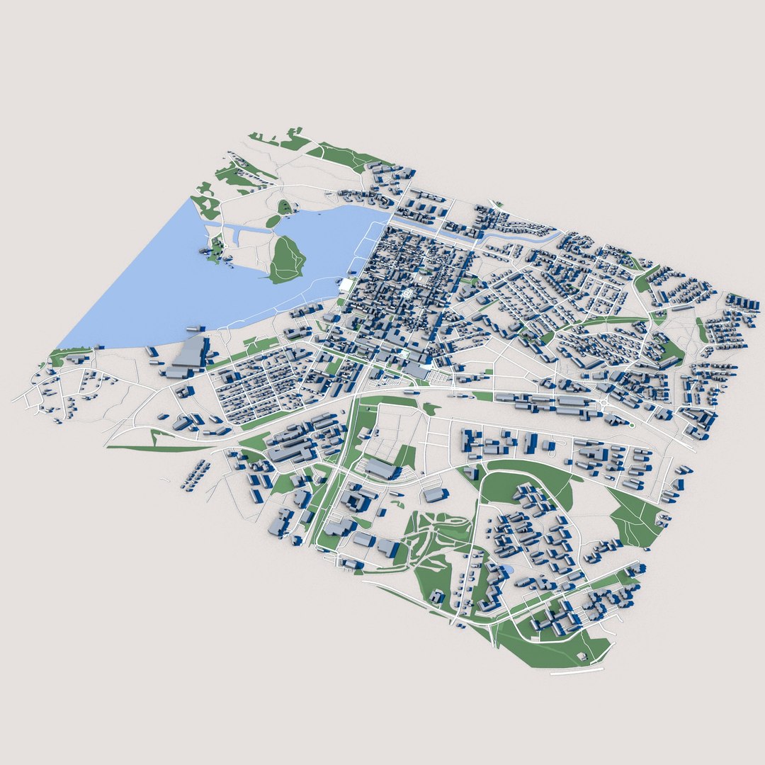 Raahe Town Finland 3D Model - TurboSquid 2420907