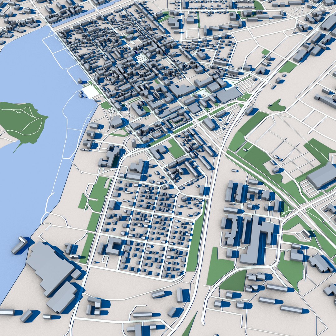 Raahe Town Finland 3D Model - TurboSquid 2420907