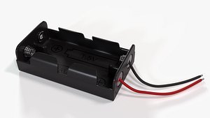 AA Battery Holder(1) 3D model