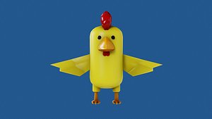 Chicken Low-poly