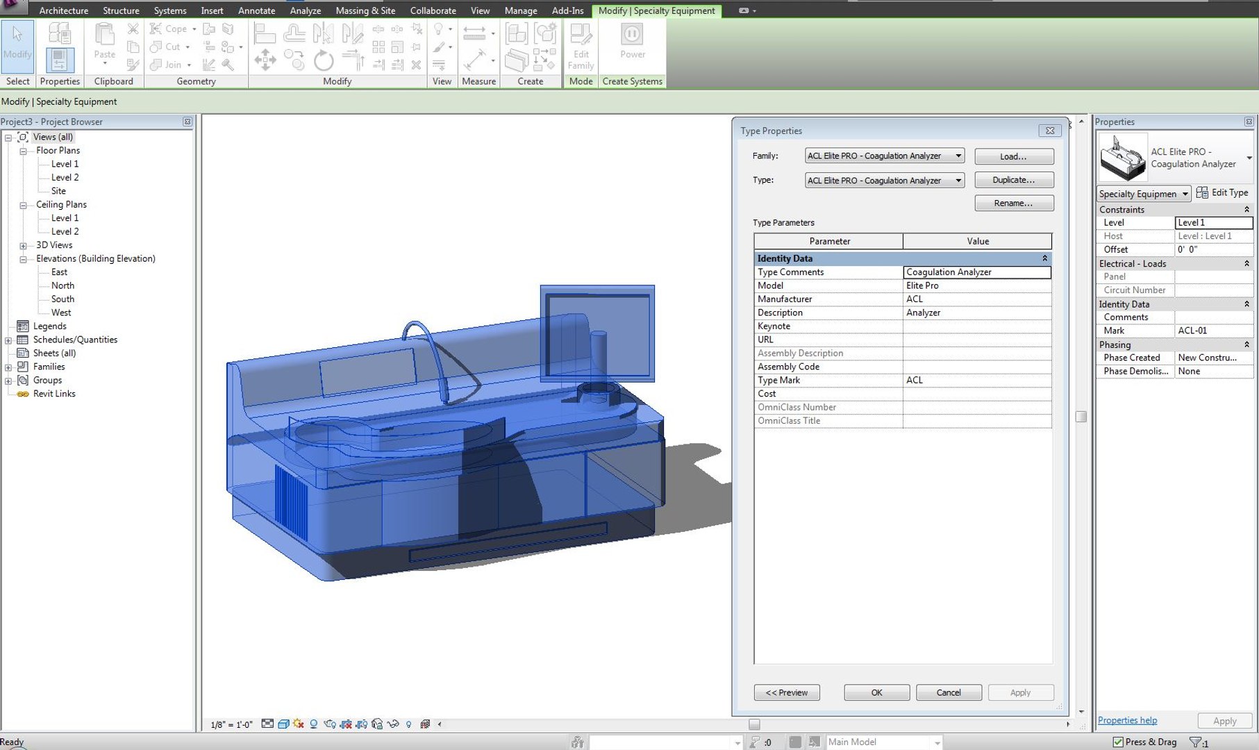 Free Max Model Revit Acl Pro Coagulation