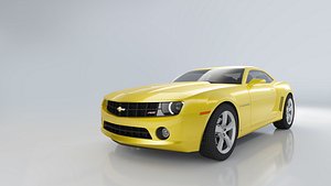 Chevrolet Camaro 2010 3D Model HIGH POLY 3D model 3D