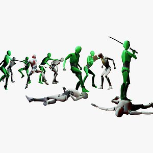 Brutal Finish Kill animations - Motion Cast25 Vol2 model