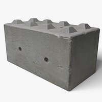 Concrete City Slab Photoscaned LowPoly