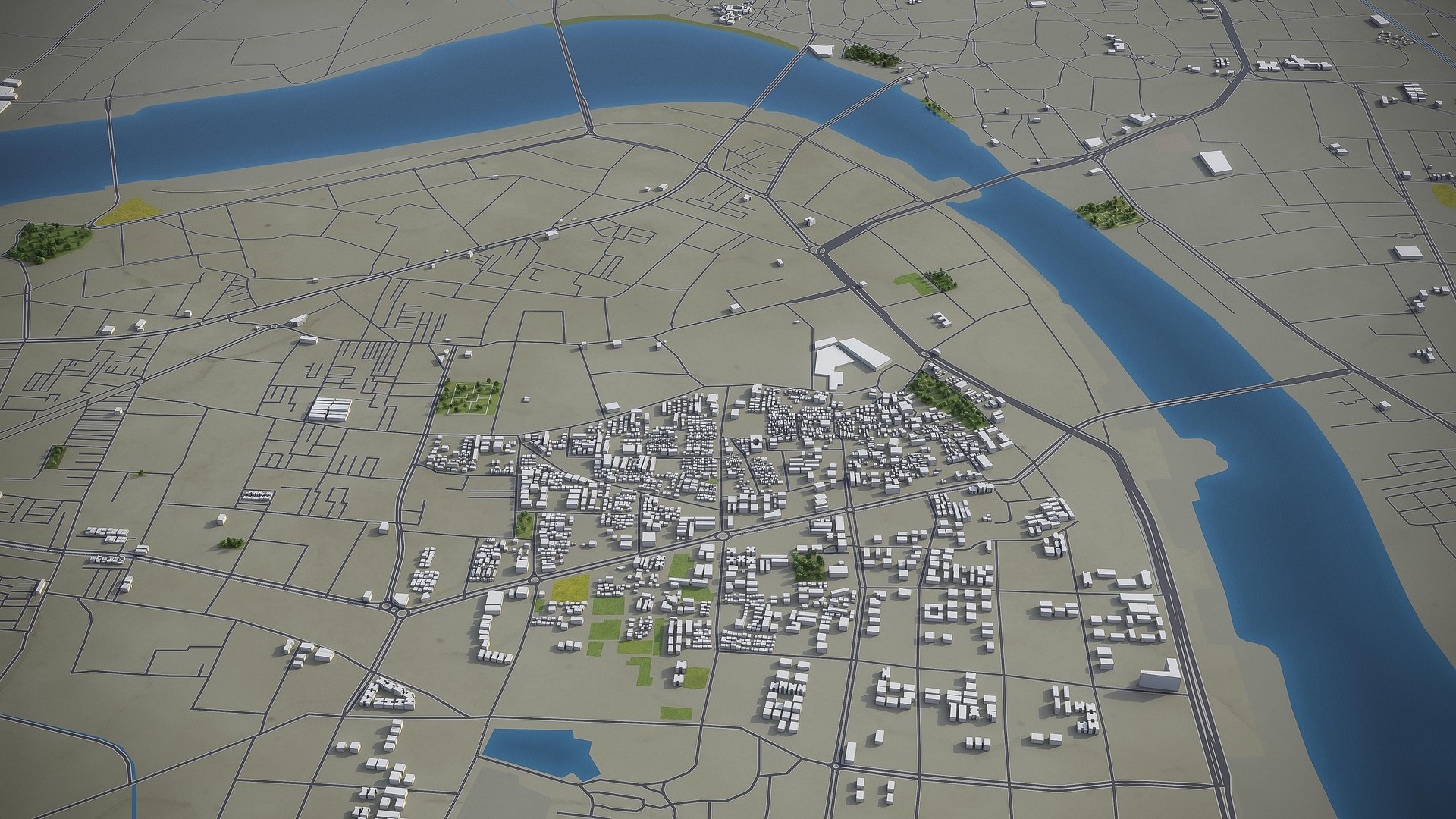 Surat Surrounding 3D Model - TurboSquid 1510238