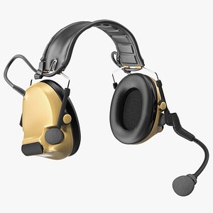 Tactical Headset on Head