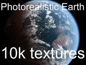 3D photorealistic earth 10k maps