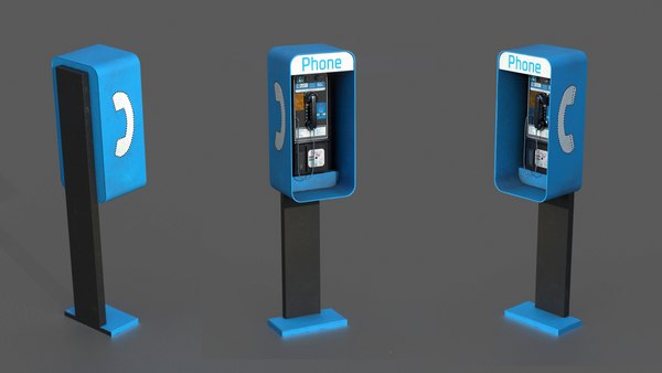 Pay Phone 3D model