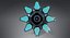 3D model sci-fi engine
