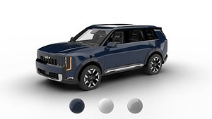 3D Kia Telluride S 2027 3d model model