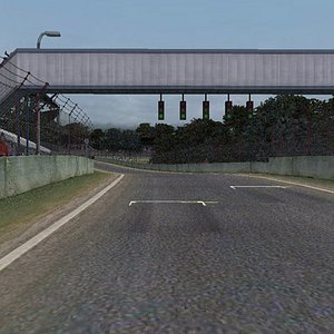race track forrest park 3d model