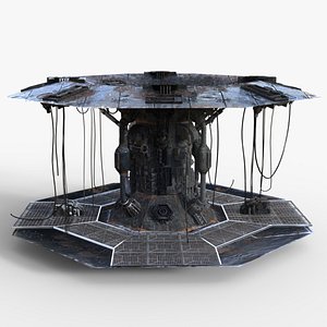 Abandoned Nuclear Reactor Core low-poly 3d model 3D
