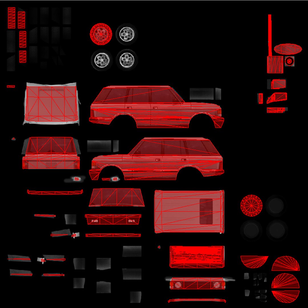 3D Range Rover Classic Model - TurboSquid 1929830