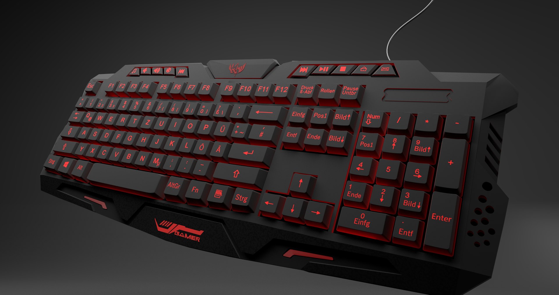 3D Marvo Keyboard RGB - TurboSquid 2161584