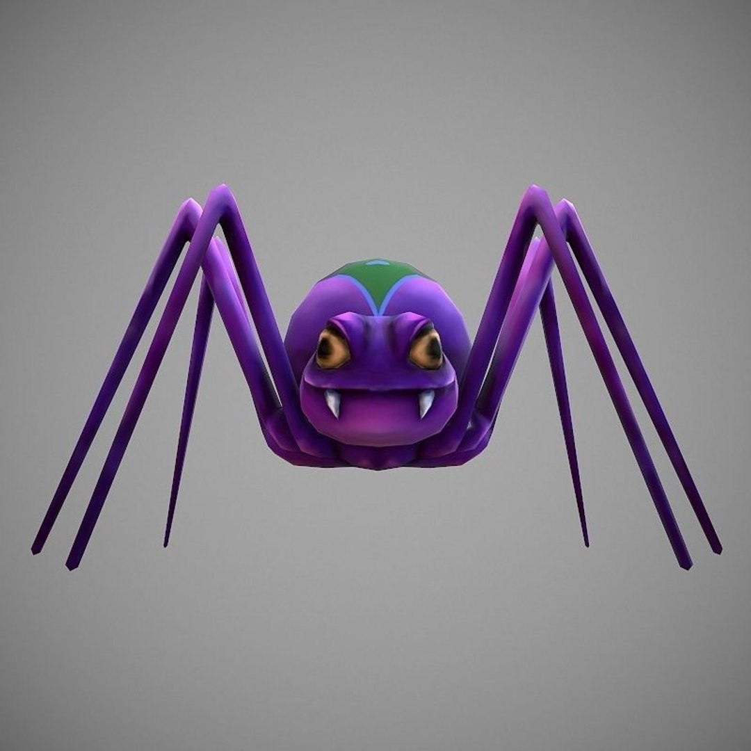 spider cartoon 3D model https://p.turbosquid.com/ts-thumb/pW/nYFdqN/3zxovtVZ/spidercartoon8/jpg/1539085176/1920x1080/fit_q87/357f0280751fc10215e5dc4f51a5f8e107b59fd5/spidercartoon8.jpg