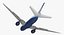 Boeing 777 Freighter United Airlines Modèle 3D