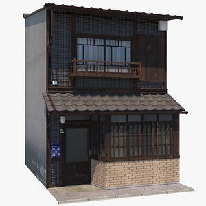 3D Kyoto House PBR Remastered