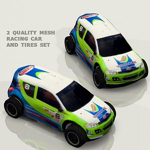 3d model racing car hd
