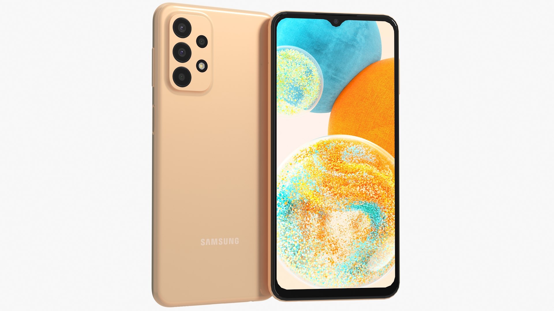 3D Samsung Galaxy A23 5G Orange model - TurboSquid 1939121