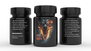Bath Salt Bottle