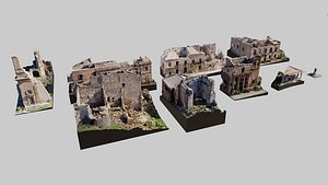 Abandoned-Buildings-Kitbash-Set-Vol2