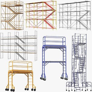 3D model Scaffold Collection 2