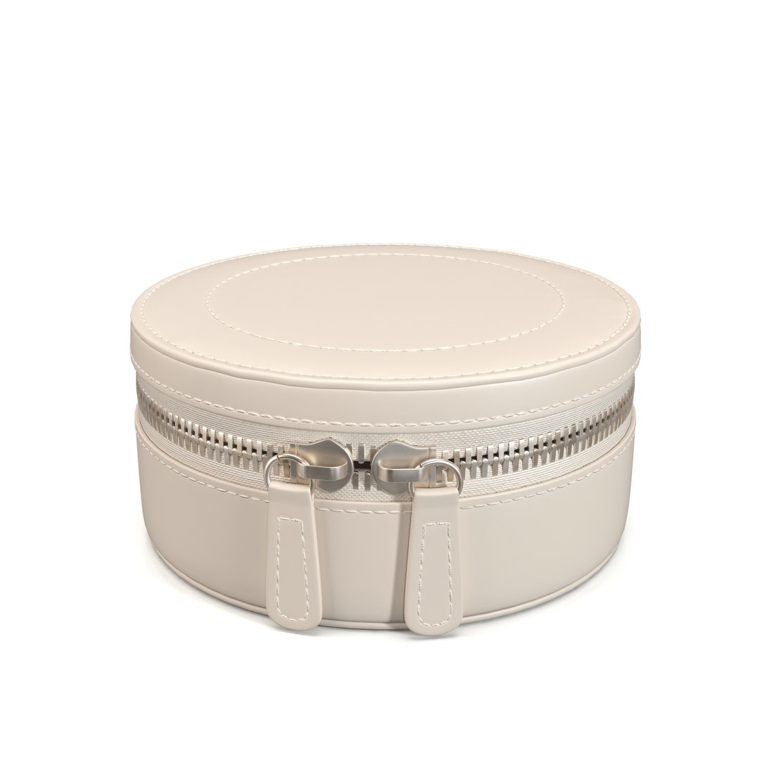 Sophia Round Zip Case PBR 3D Model - TurboSquid 2235310