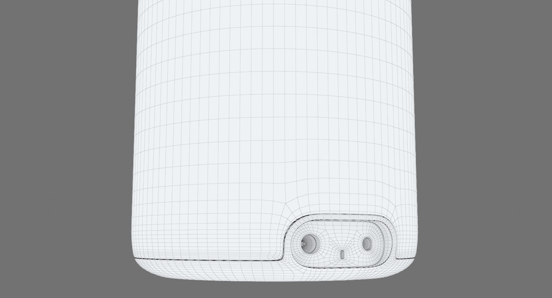 3D amazon echo 2rd generation model https://p.turbosquid.com/ts-thumb/pX/UvIEtz/12NtQhwF/amazon_echo_plus_2_heather_gray_wireframe11/png/1555061511/1920x1080/fit_q87/bd9f06d24f25ba6c1b3be6f8d68e67017e342123/amazon_echo_plus_2_heather_gray_wireframe11.jpg
