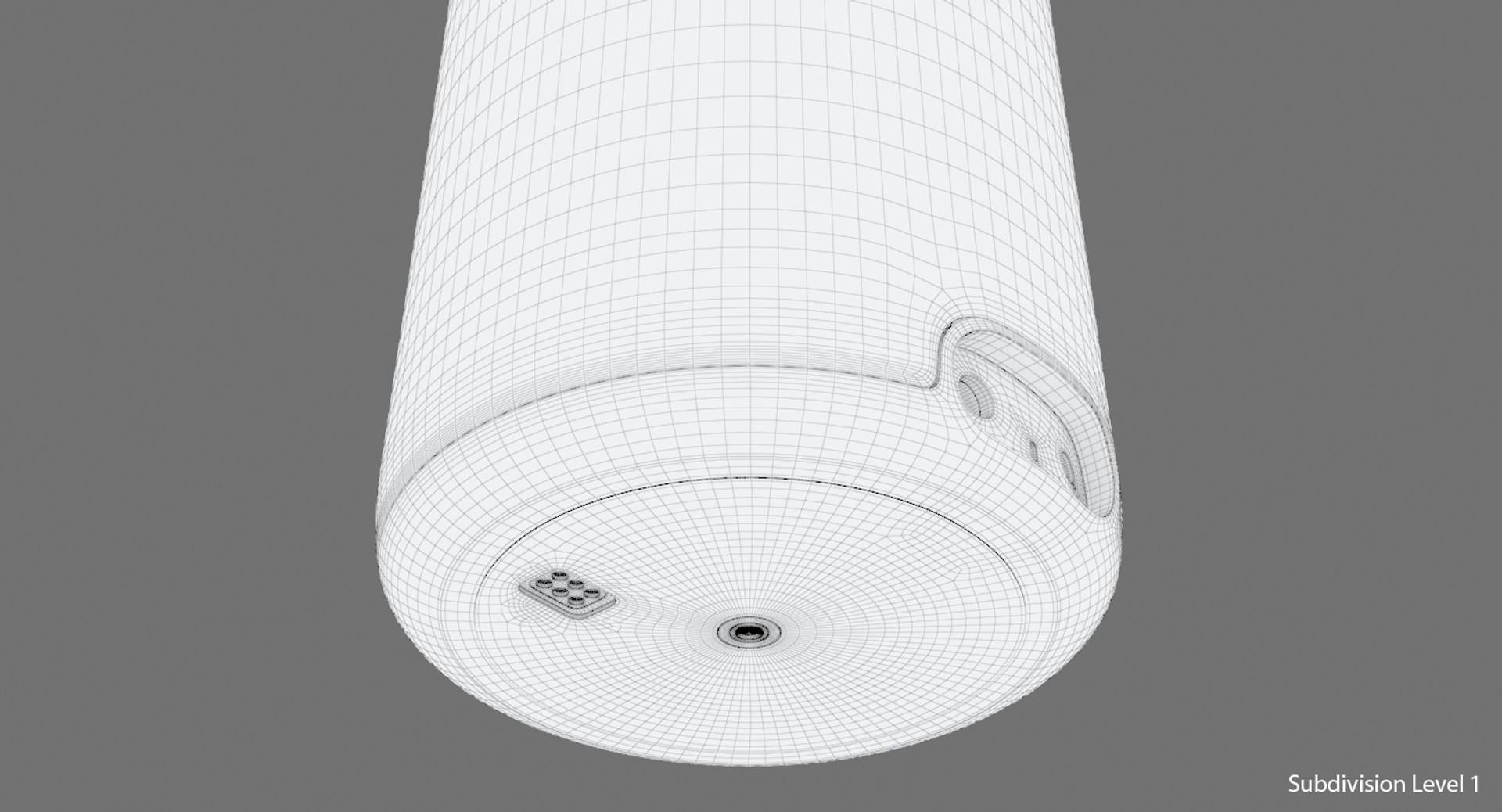 3D amazon echo 2rd generation model https://p.turbosquid.com/ts-thumb/pX/UvIEtz/Dk1FmunD/amazon_echo_plus_2_heather_gray_wireframe15_b/png/1555061511/1920x1080/fit_q87/731fbce7adfb185823fc4487a76a095be2150c12/amazon_echo_plus_2_heather_gray_wireframe15_b.jpg