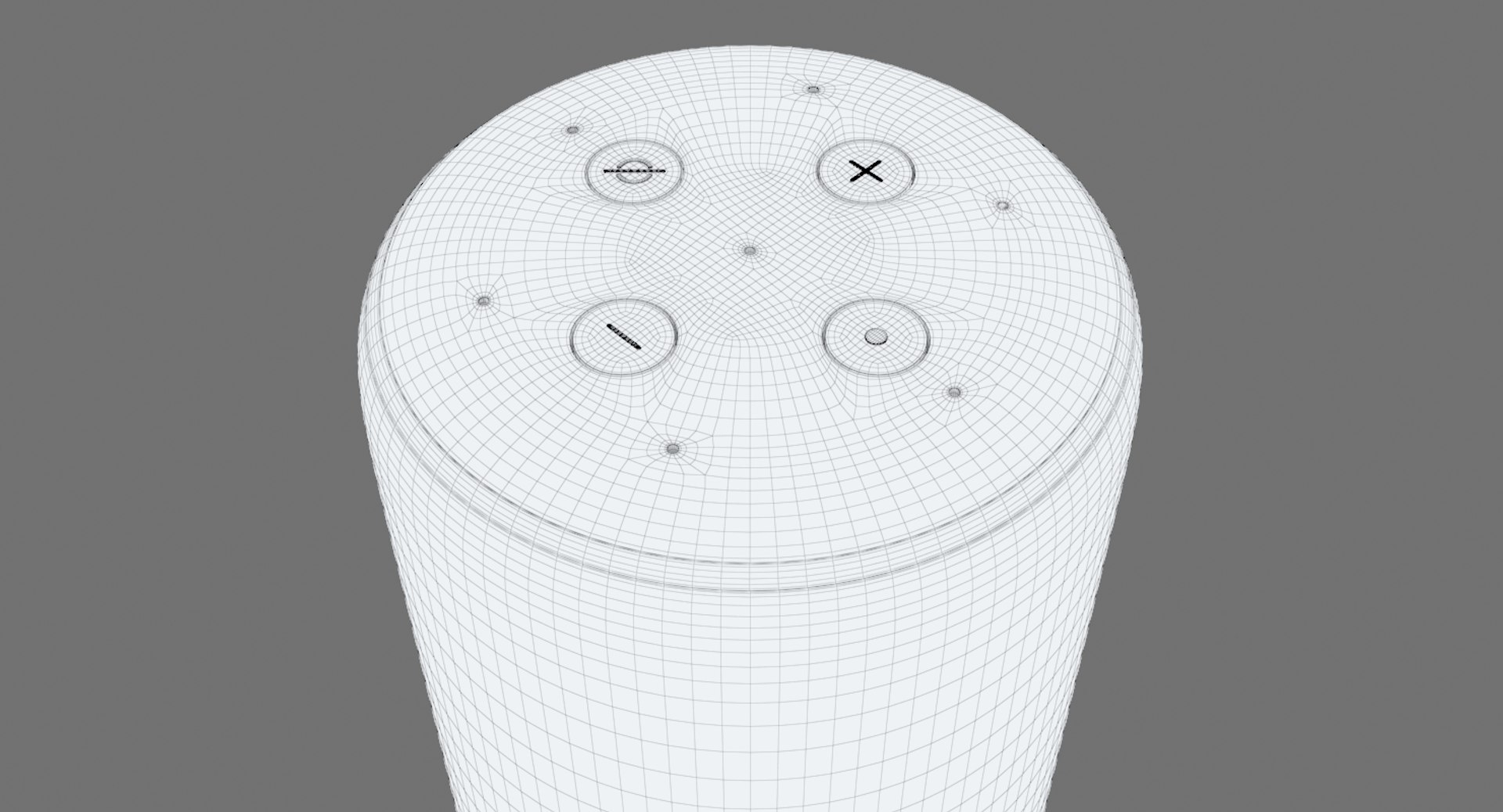 3D amazon echo 2rd generation model https://p.turbosquid.com/ts-thumb/pX/UvIEtz/Imzt7cnX/amazon_echo_plus_2_heather_gray_wireframe09_b/png/1555061511/1920x1080/fit_q87/7e312910a63944a75986711cd641d4ec833a68bb/amazon_echo_plus_2_heather_gray_wireframe09_b.jpg