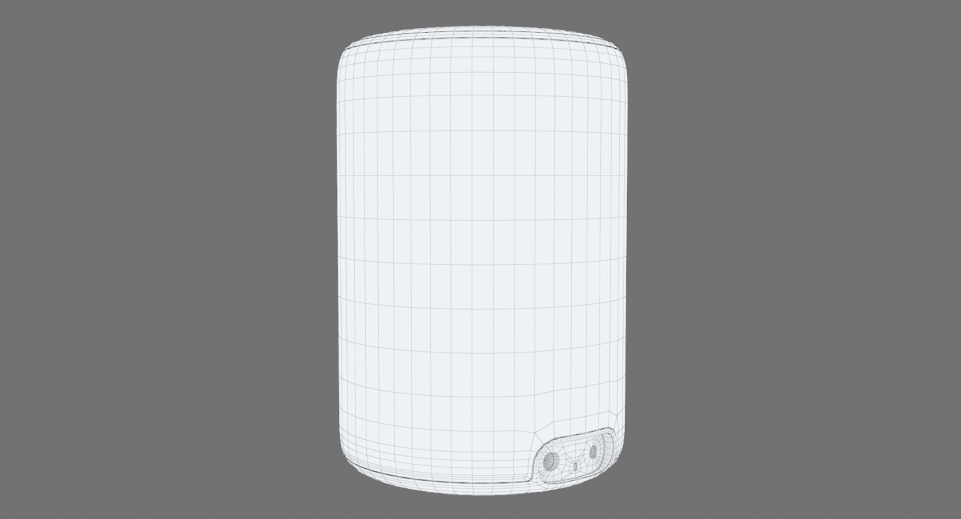 3D amazon echo 2rd generation model https://p.turbosquid.com/ts-thumb/pX/UvIEtz/UbuwjKR9/amazon_echo_plus_2_heather_gray_wireframe04/png/1555061511/1920x1080/fit_q87/7760314e8e876bcd20a88d90937e500e5fd22c78/amazon_echo_plus_2_heather_gray_wireframe04.jpg