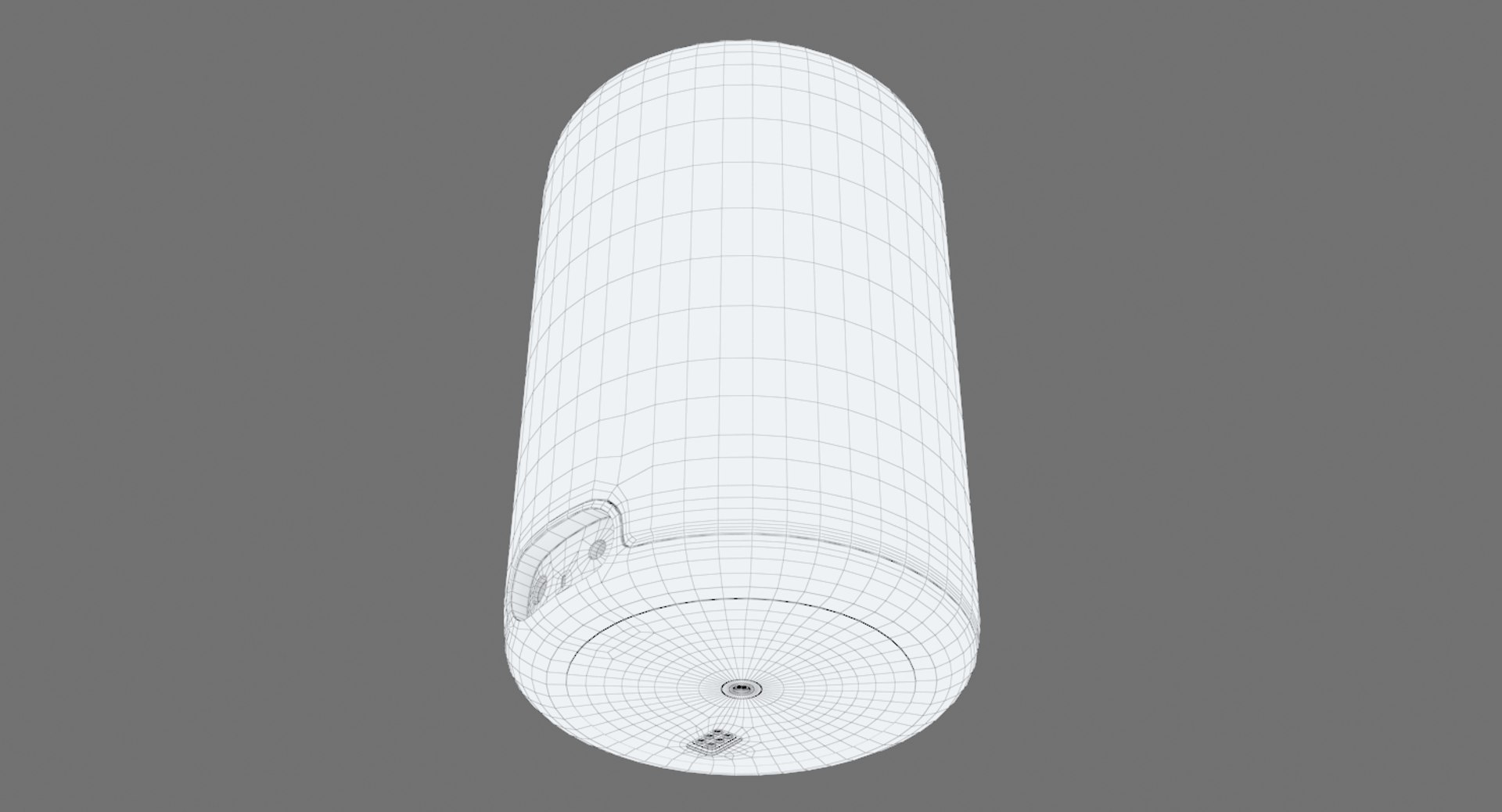 3D amazon echo 2rd generation model https://p.turbosquid.com/ts-thumb/pX/UvIEtz/wwBoupm4/amazon_echo_plus_2_heather_gray_wireframe17/png/1555061511/1920x1080/fit_q87/d2b6dafd7286d6fa1acc74ab96941591cc0d0c0c/amazon_echo_plus_2_heather_gray_wireframe17.jpg