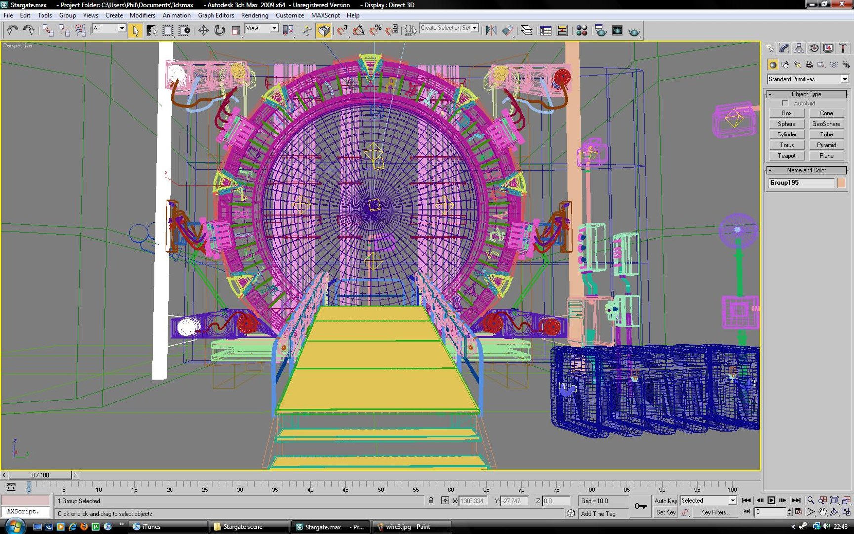 Scene Stargate 3d Model