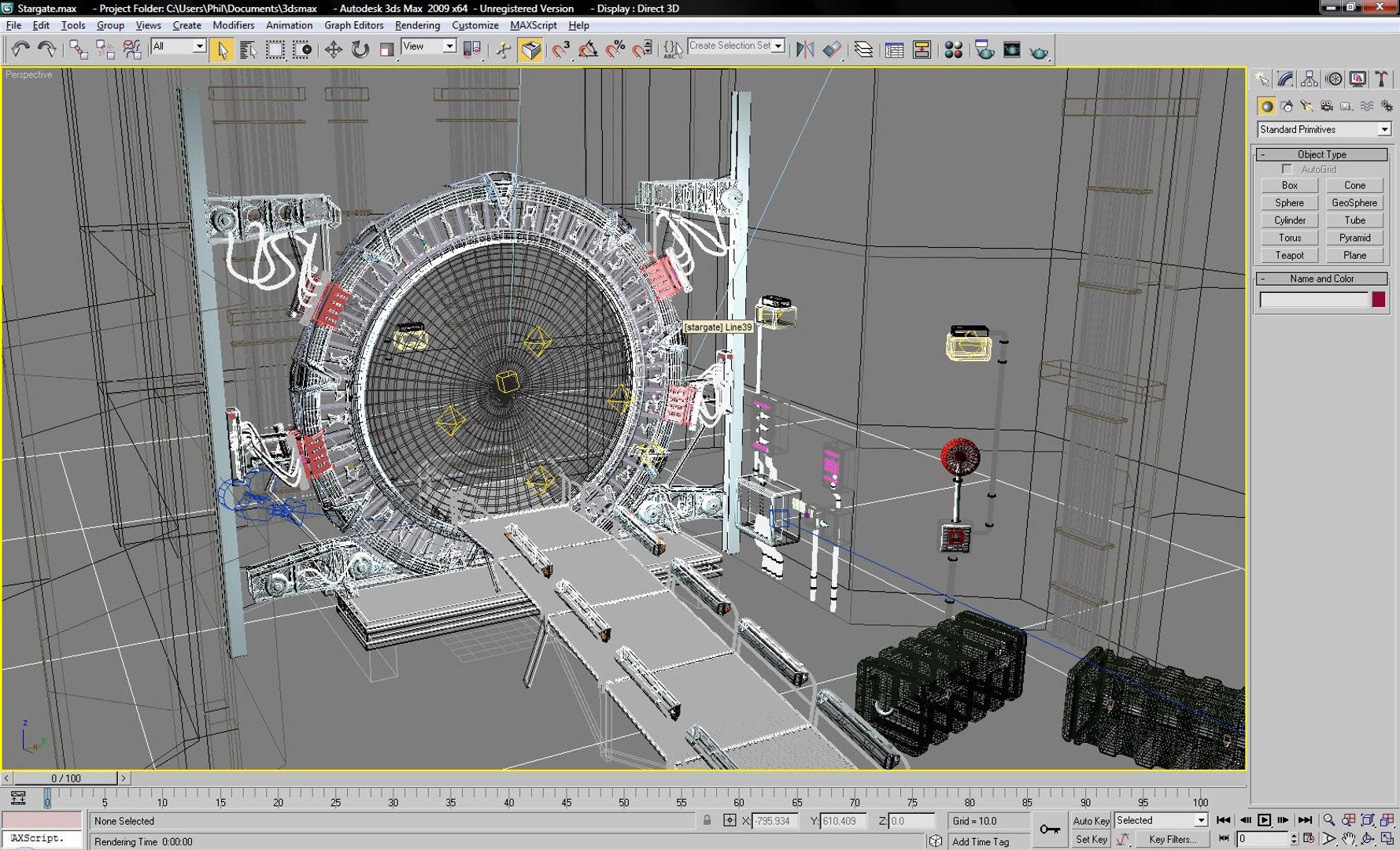 Scene Stargate 3d Model