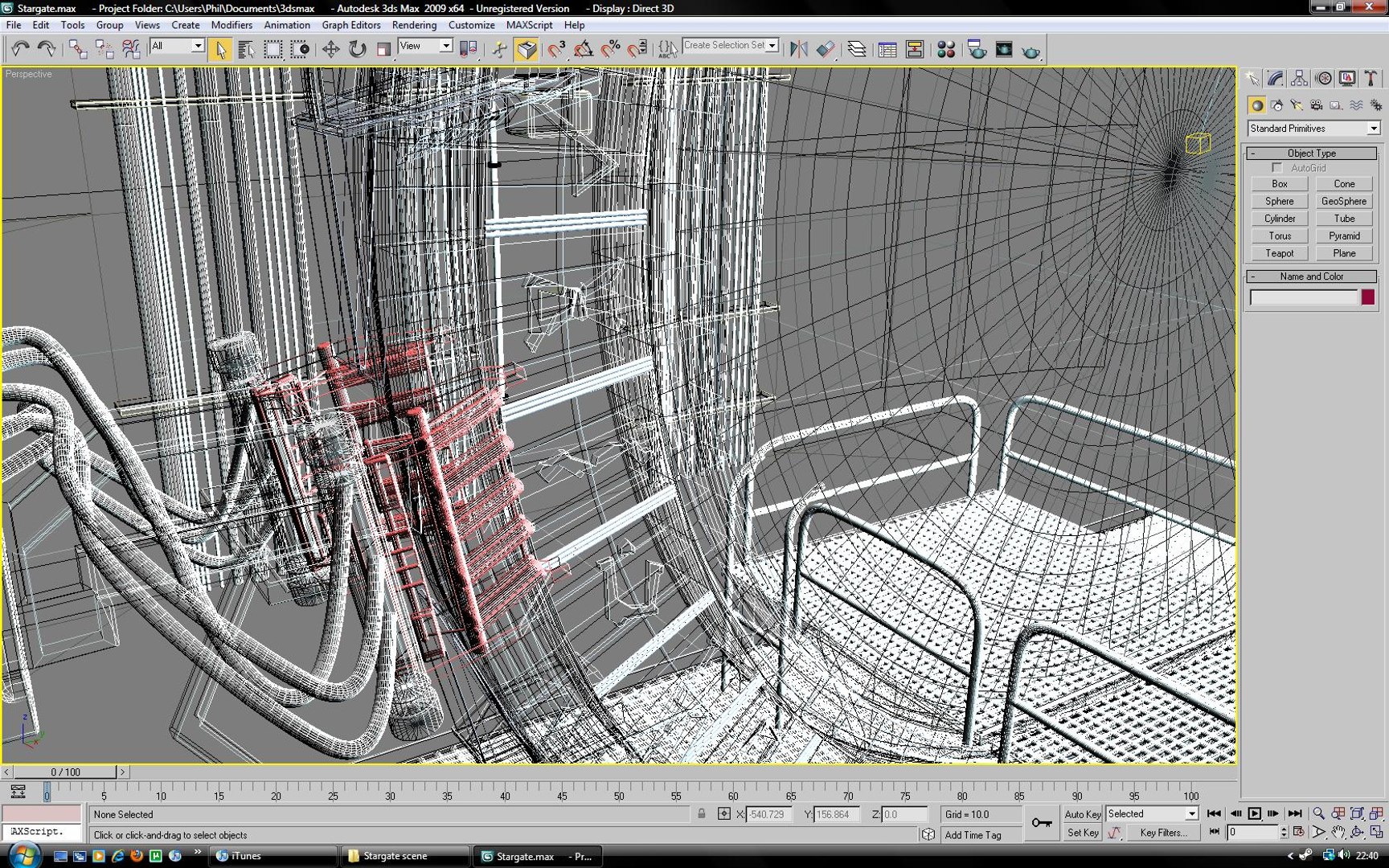 Scene Stargate 3d Model