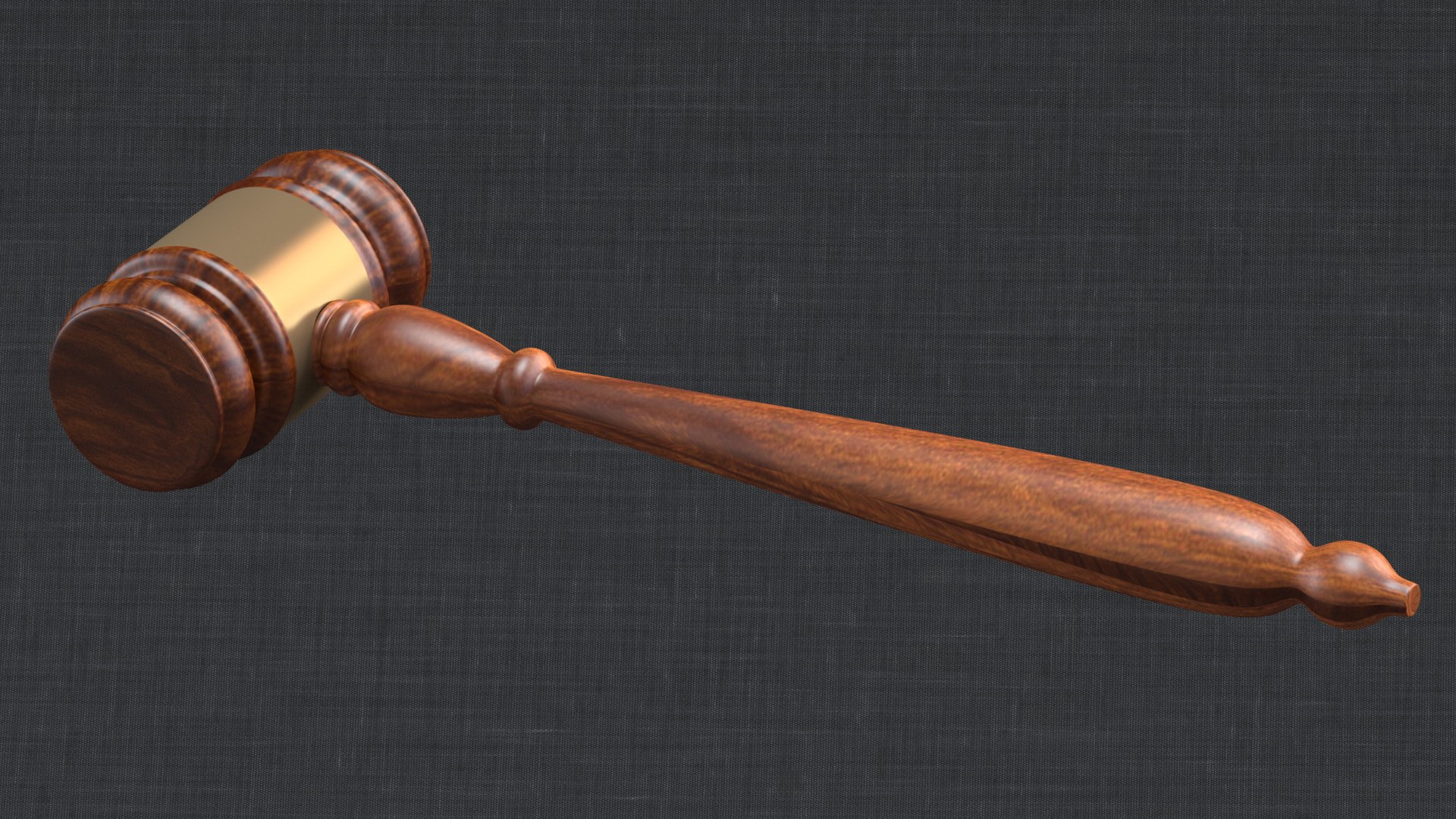 3D female magistrate holding gavel model - TurboSquid 1614306