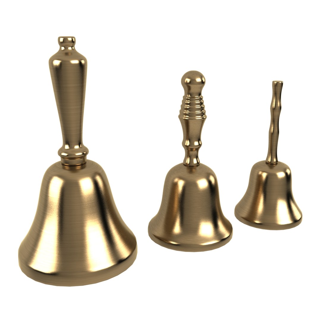 bell handbell hand 3d max