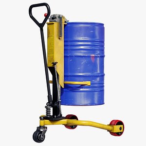 Drum Pallet Truck - Barrel Lifting Transporter PBR