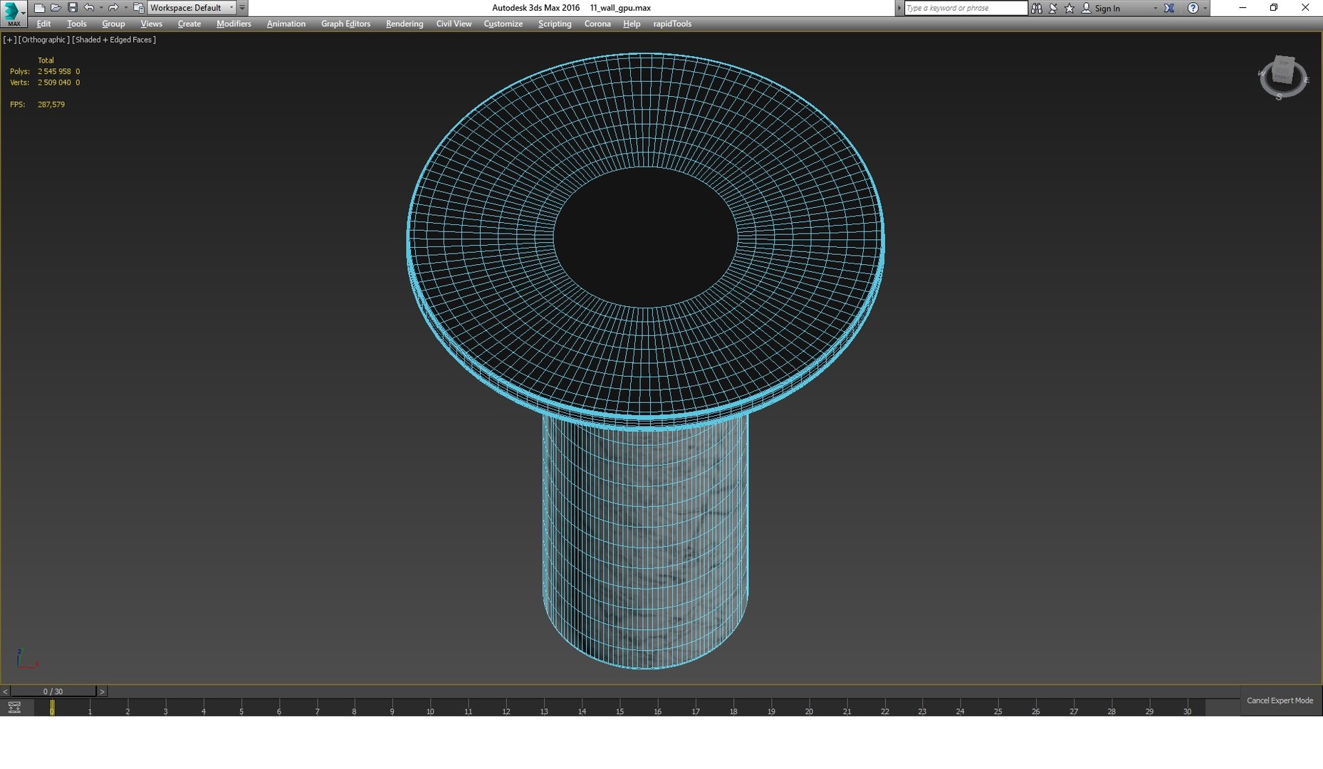 3D Martini Side Table CB2 Model TurboSquid 2102745