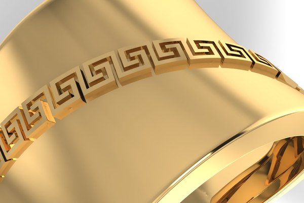3D ring greek pattern - TurboSquid 1603416
